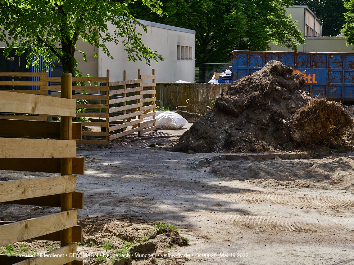 19.05.2022 - Baustelle am Haus für Kinder in Neuperlach